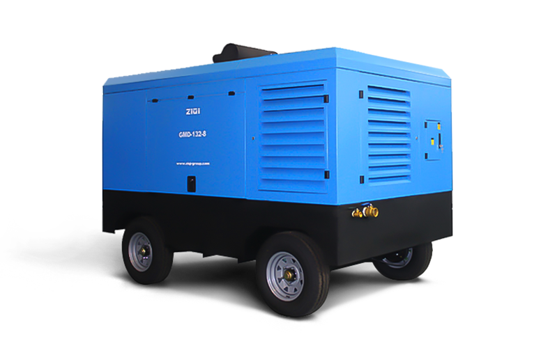 Diesel Portable Screw Air Compressor